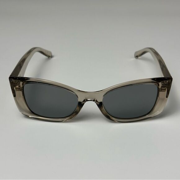 BRAND NEW SAINT LAURENT SL593 003 Beige/Silver Women Sunglasses main image 7